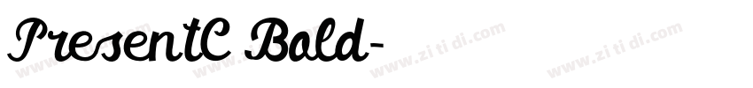 PresentC Bold字体转换 PresentC Bold字体转换